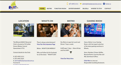 Desktop Screenshot of biloelaanzacclub.com.au
